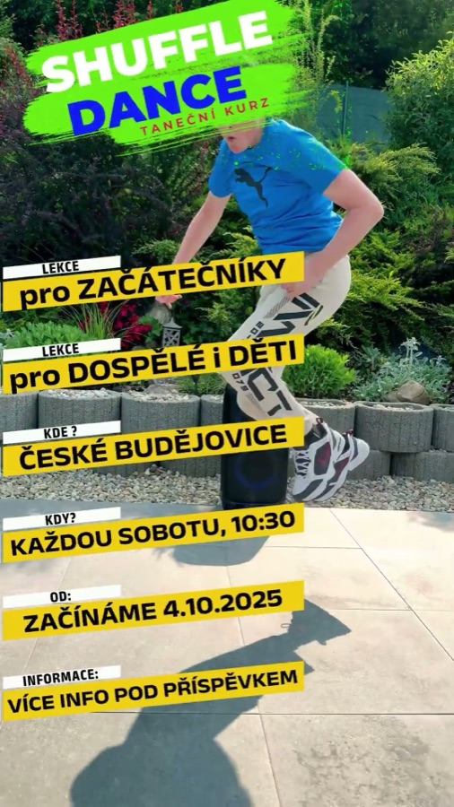 Lekce shuffle dance ve studiu